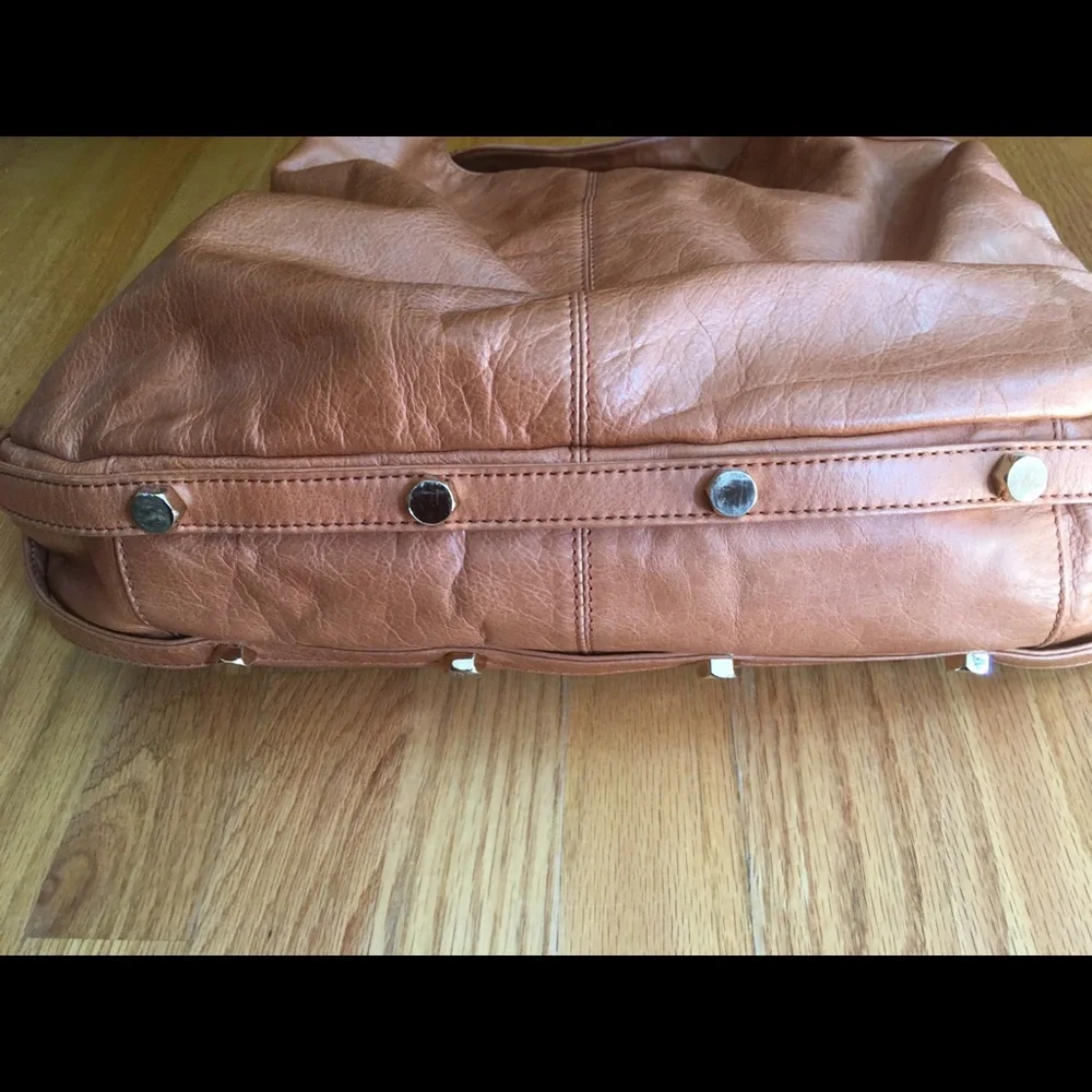 Rebecca Minkoff Cognac Brown Leather Hobo Bag